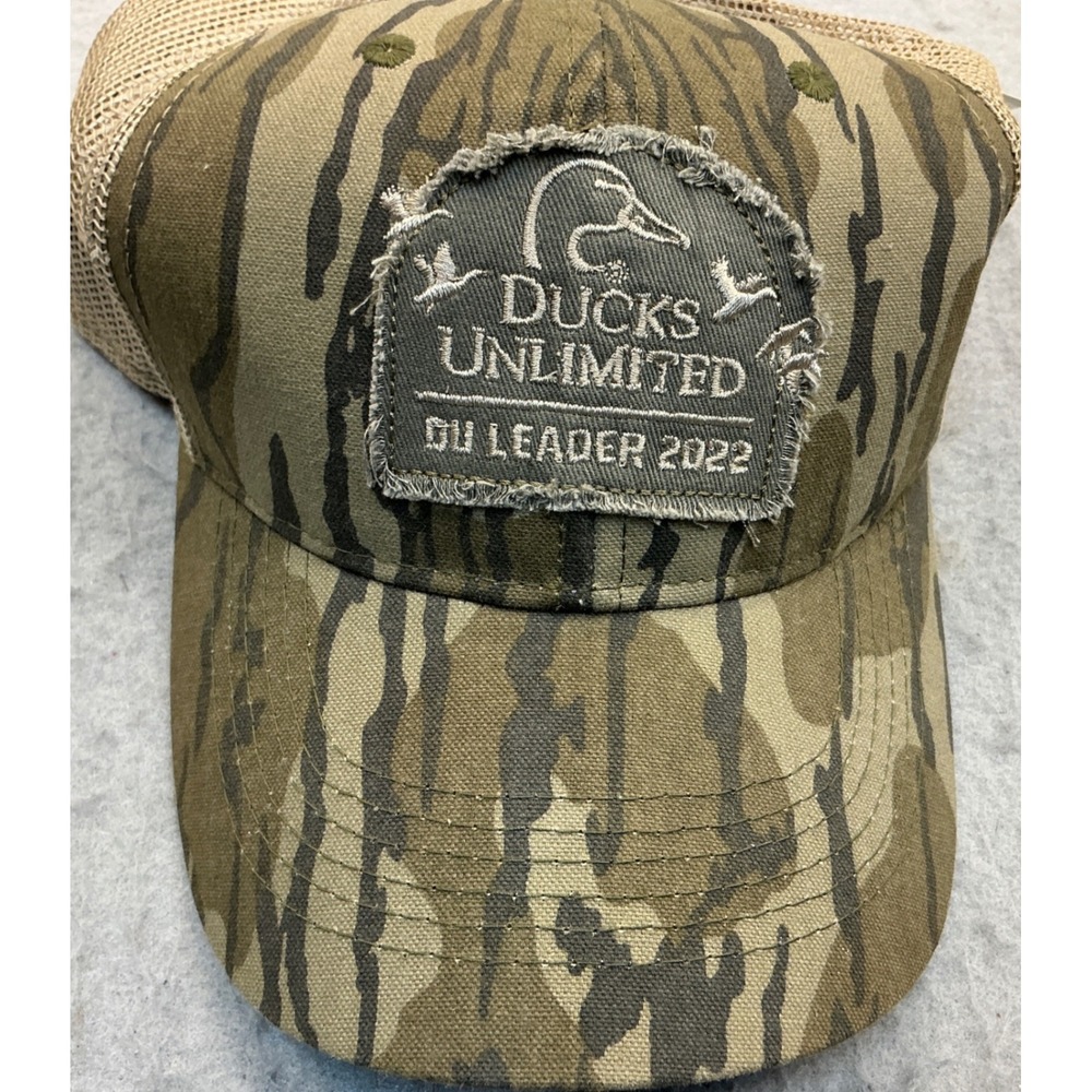 Ducks Unlimited Trucker Hat Camo DU Leader 2022 Mesh Back One Size NWT
